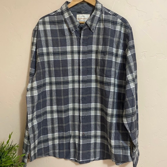Weatherproof Vintage Mens Flannel Shirt XXL Plaid - Picture 1 of 5